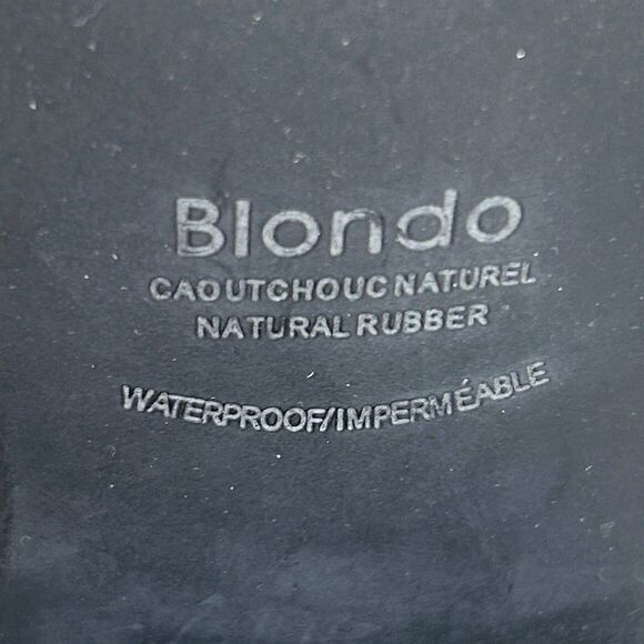 BLONDO Emelia Chelsea Bootie White Black Snake Print Waterproof Leather Boots 8 - Picture 8 of 11